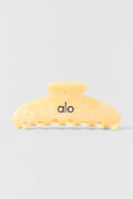 90's Claw Clip - Candlelight Yellow Shell