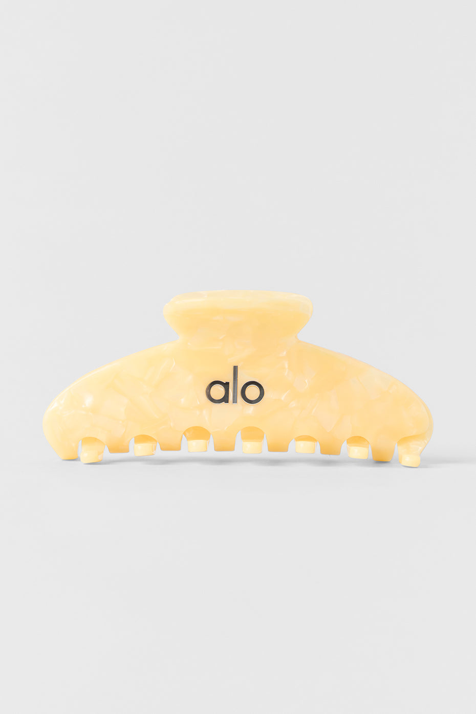 90's Claw Clip - Candlelight Yellow Shell