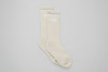 Unisex Throwback Sock - Bone/White