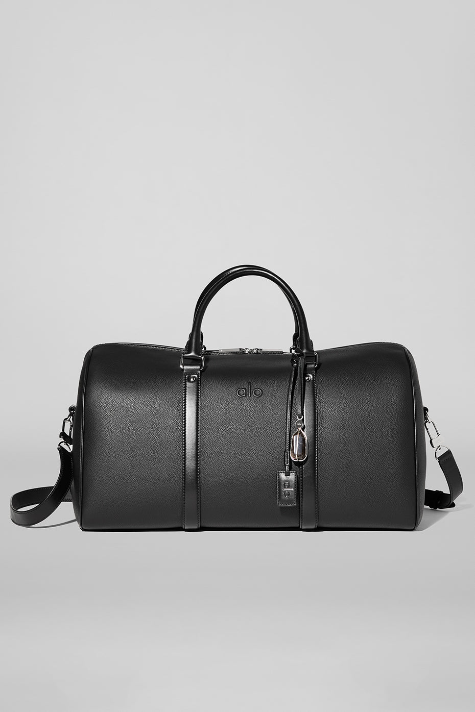 ALO Voyage Duffle - Black Leather