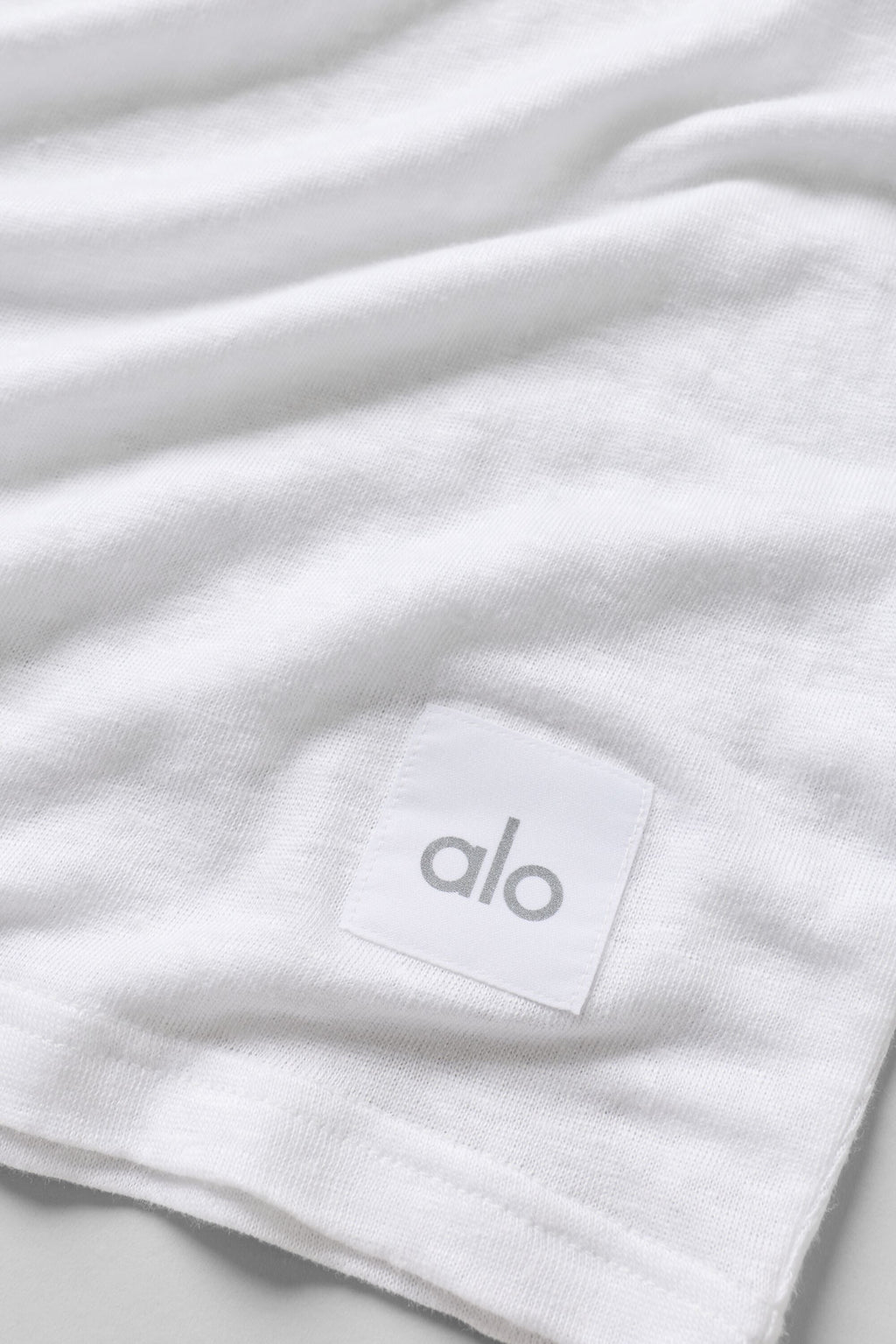 Linen Jersey Coastal Short Sleeve Polo - White