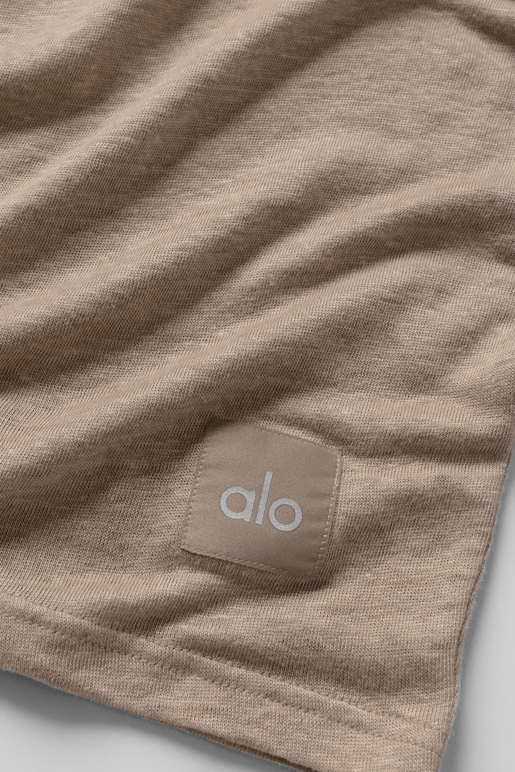 Linen Jersey Coastal Short Sleeve Tee - Gravel