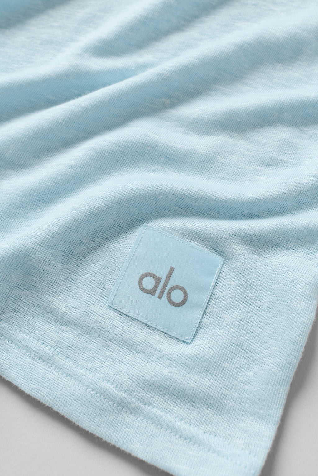 Linen Jersey Coastal Short Sleeve Tee - Seaside Blue