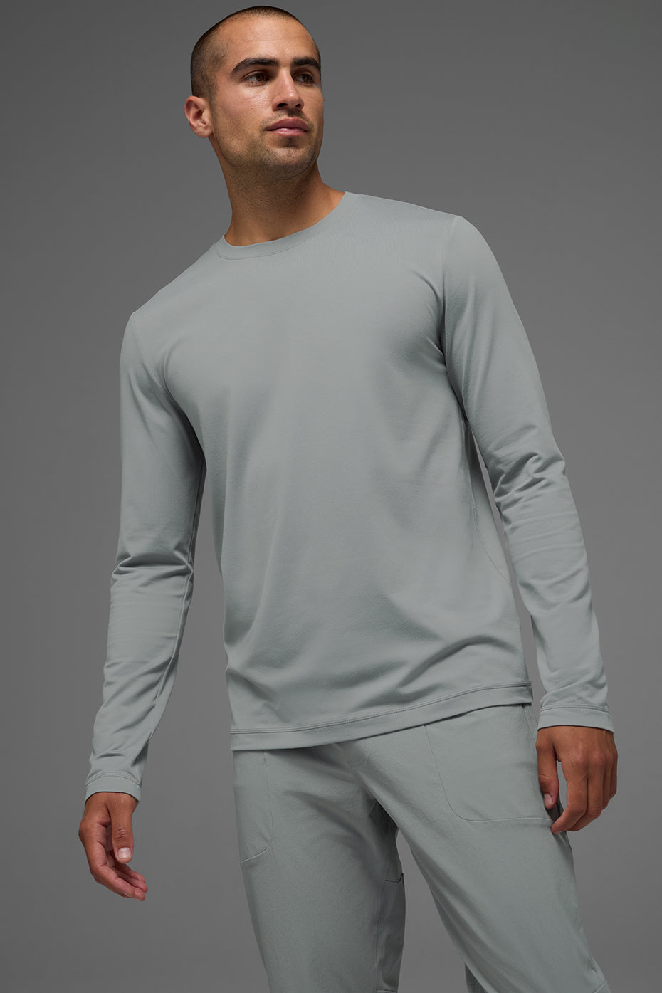 Conquer Reform Crewneck Long Sleeve - Lunar Grey