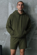 Double Take Hoodie - Green Olive