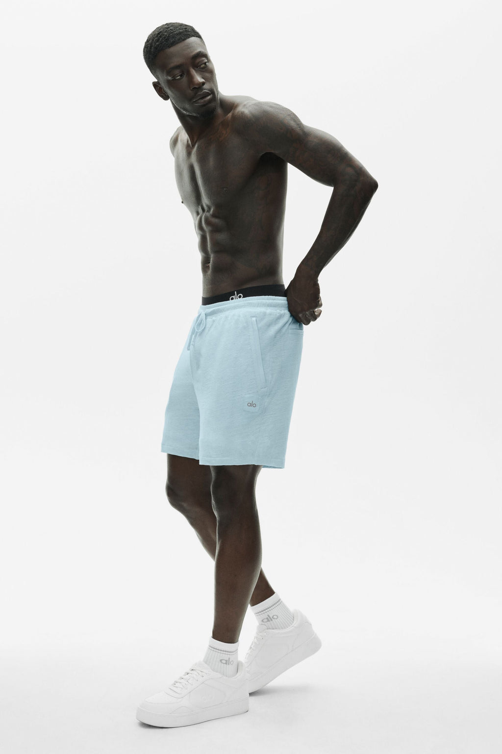 7" Linen Jersey Coastal Short - Seaside Blue