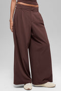 High-Waist Dreamscape Trouser (Regular) - Brownstone