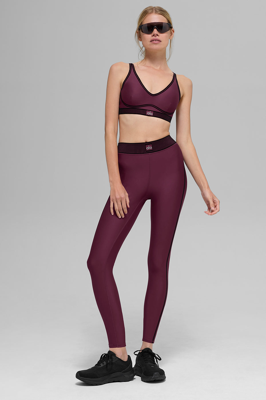 Airlift Line Up Bra - Burgundy